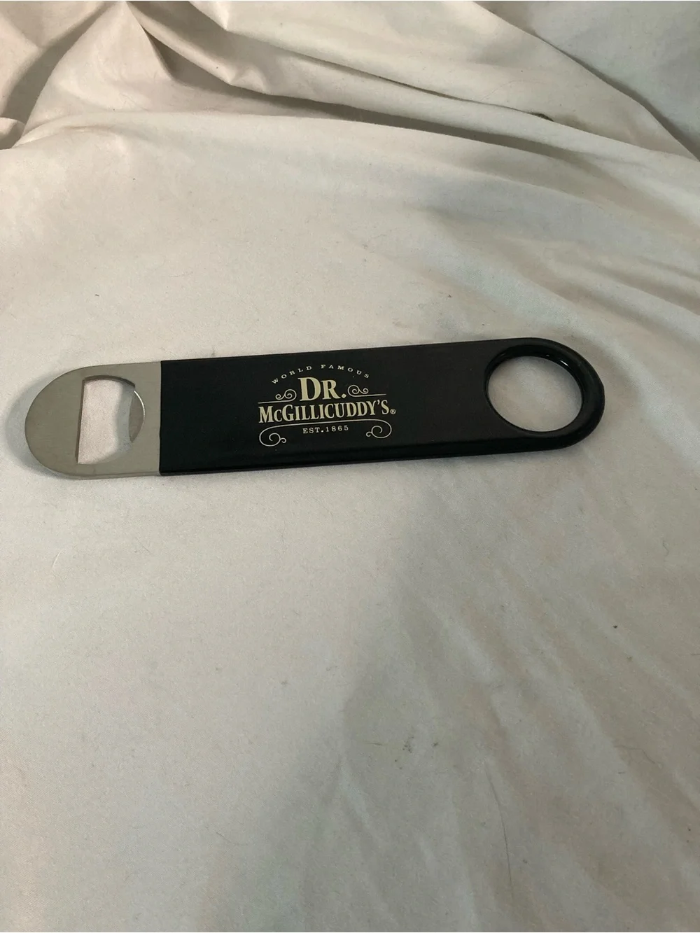 Black Dr. McGillicuddy's Bottle Opener
